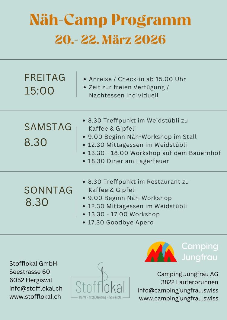 20. - 22. März 2026 Camping Jungfrau, Lauterbrunnen - 0