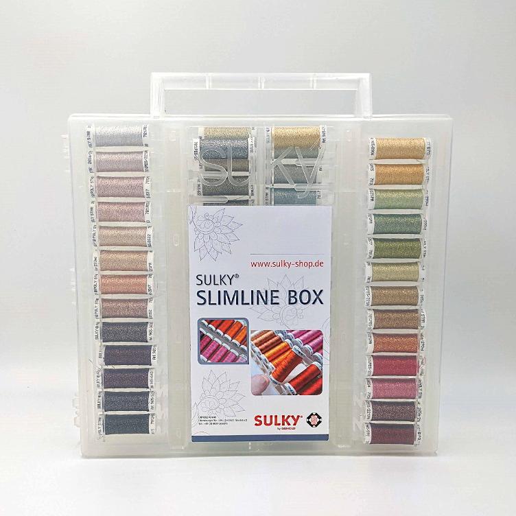 SULKY ORIGINAL SLIMLINE BOX - Poly Sparkle Dream Pack, 54 Spulen