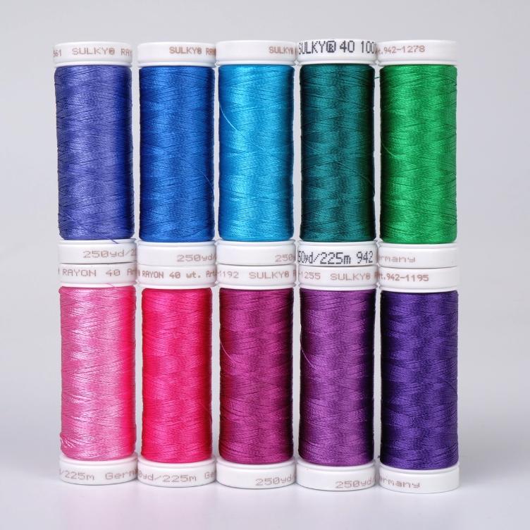 SULKY RAYON 40 - LITTLE MERMAID (10x 225m Snap Spulen)