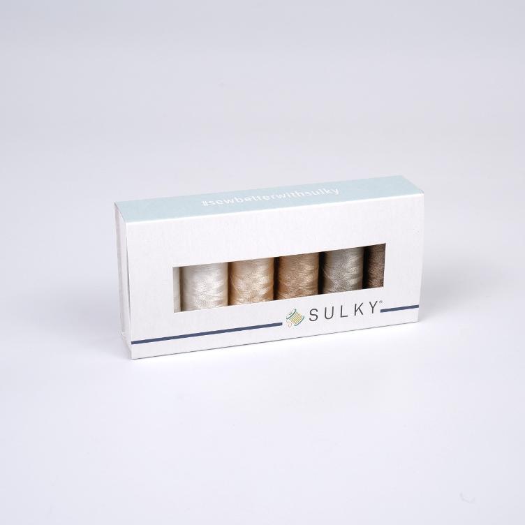 SULKY RAYON 40 - NEUTRALS (6x 225m Snap Spulen) - 0