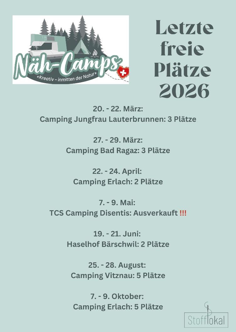 Sichere dir einen der letzten Plätze!