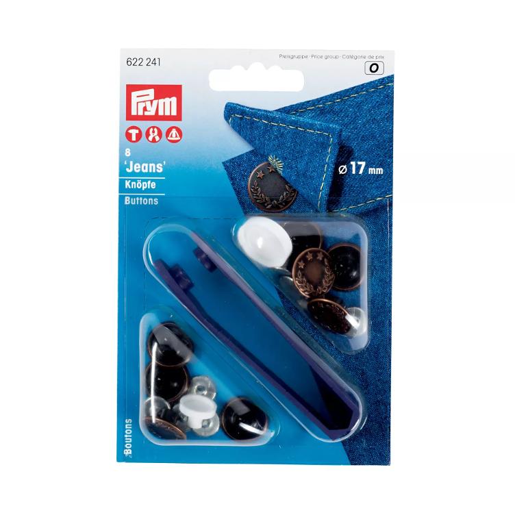Prym Jeansknopf Lorbeer, altkupfer, 622241