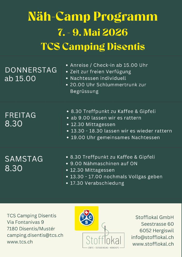 7. - 9. Mai 2026 TCS Camping Disentis - 0