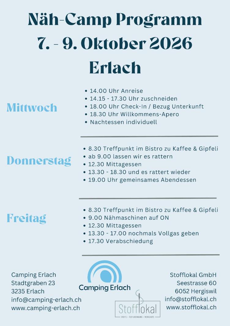 7. - 9. Oktober 2026 Camping Erlach - 0