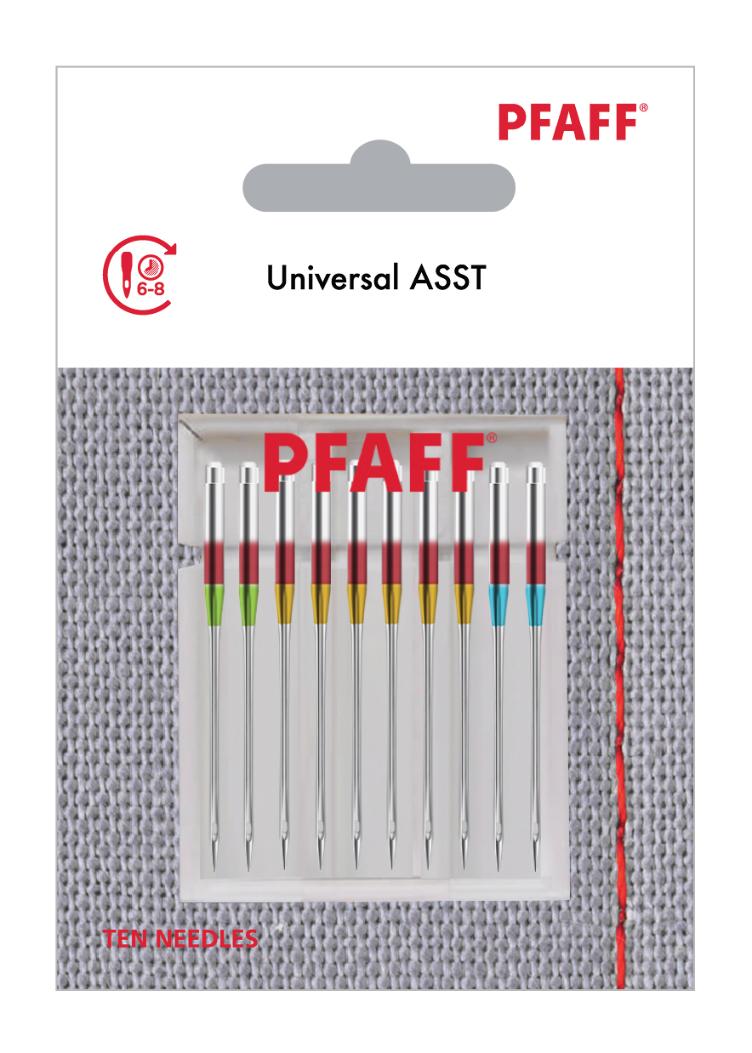 PFAFF Universal ASST Nadeln 10 Stück, 70/80/90