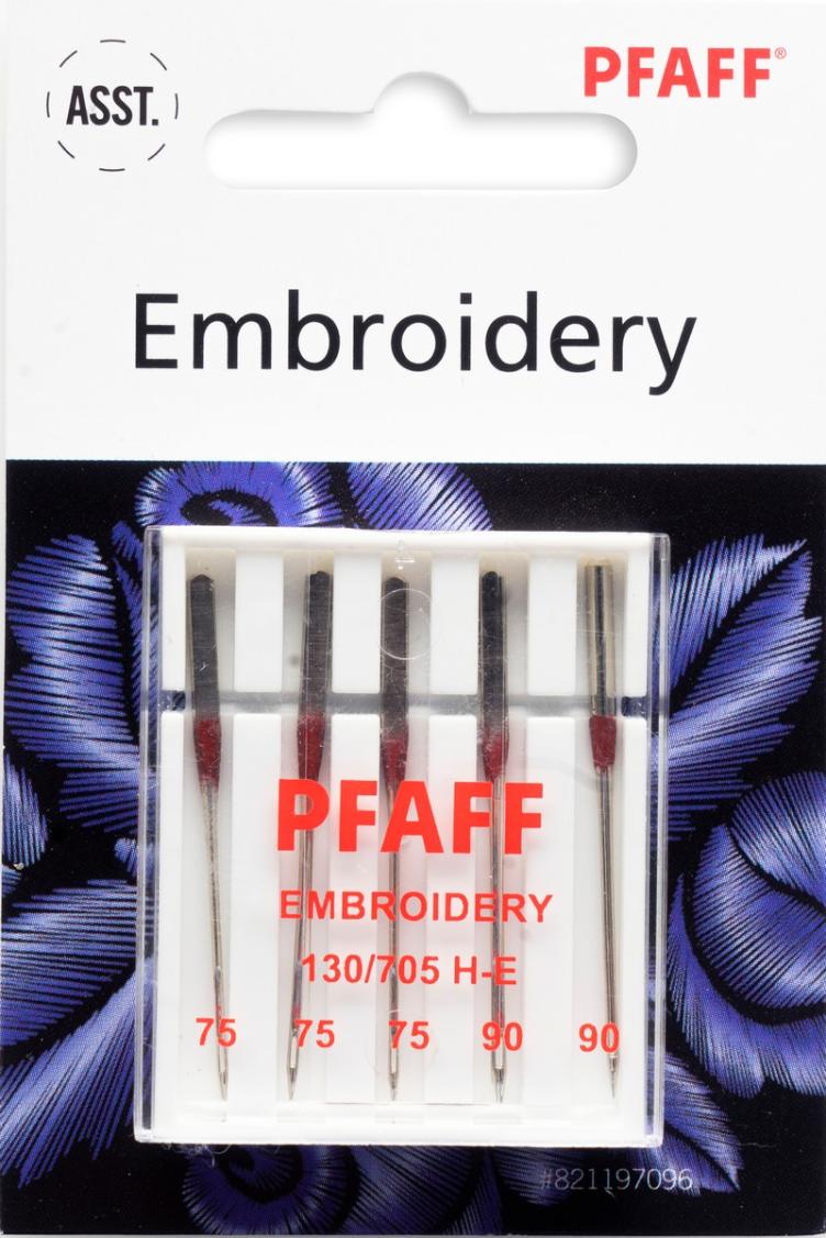 PFAFF Sticknadeln Asst. / Embroidery, 5 Stk. 75/90