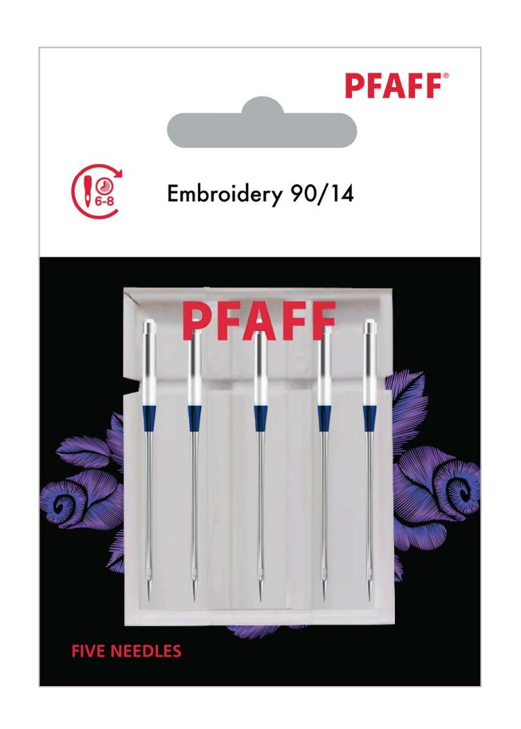 PFAFF Sticknadeln Embroidery 90/14, 5 Stk. 90