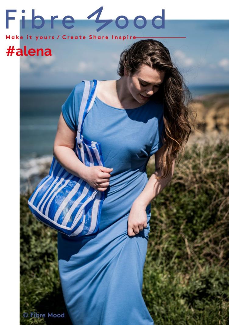 #alena, Bambus French-Terry, Blau