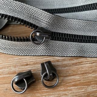 Anello-Zipper M6 Altsilber, für Metall RV riri