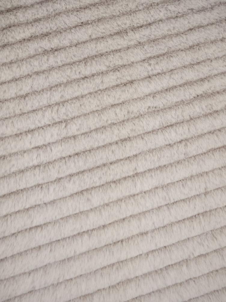 Ashley Kunstspelz/Plüsch, Offwhite