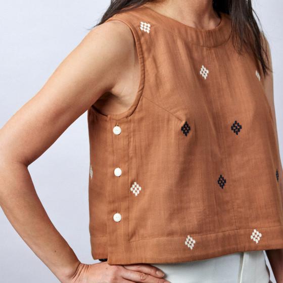 Atelier Brunette | Double Gauze, Jaan Pecan Pie - 1