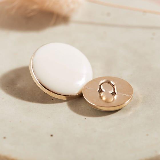 Atelier Brunette Knopf Dotty | Off White 15mm - 1