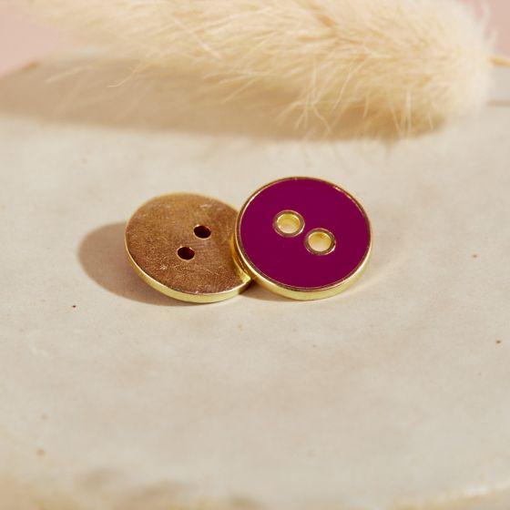 Atelier Brunette, Knopf Joy | Dahlia 15mm - 0