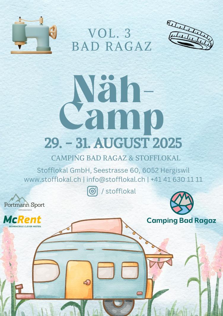 August 2025 | Näh-Camp Bad Ragaz AUSVERKAUFT