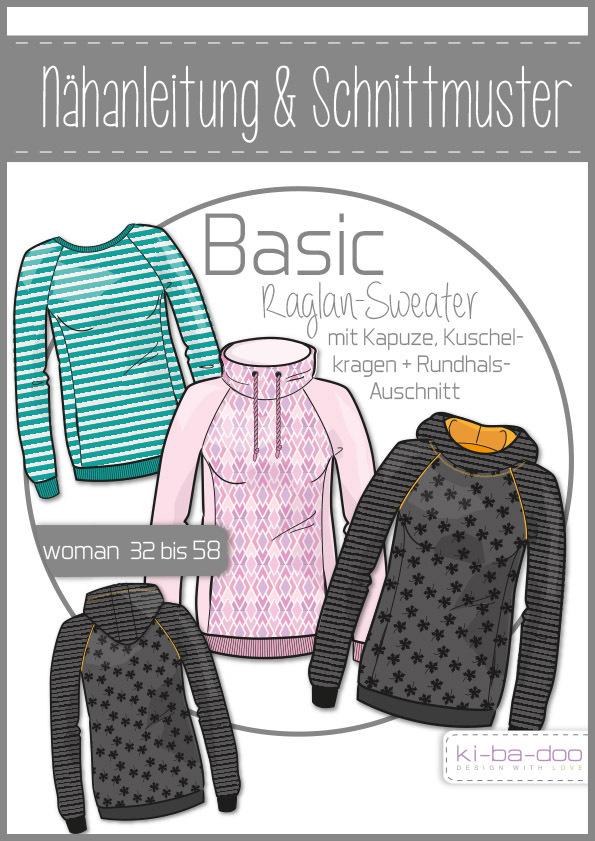 Basic Raglan Sweater, Women