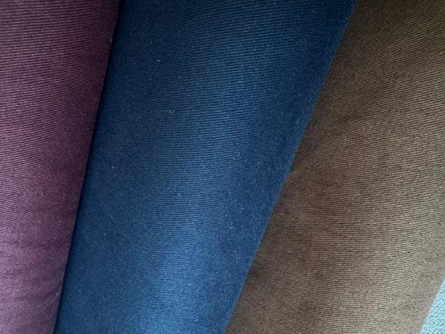 Baumwoll-Stretch, Navy/Wine/Braun
