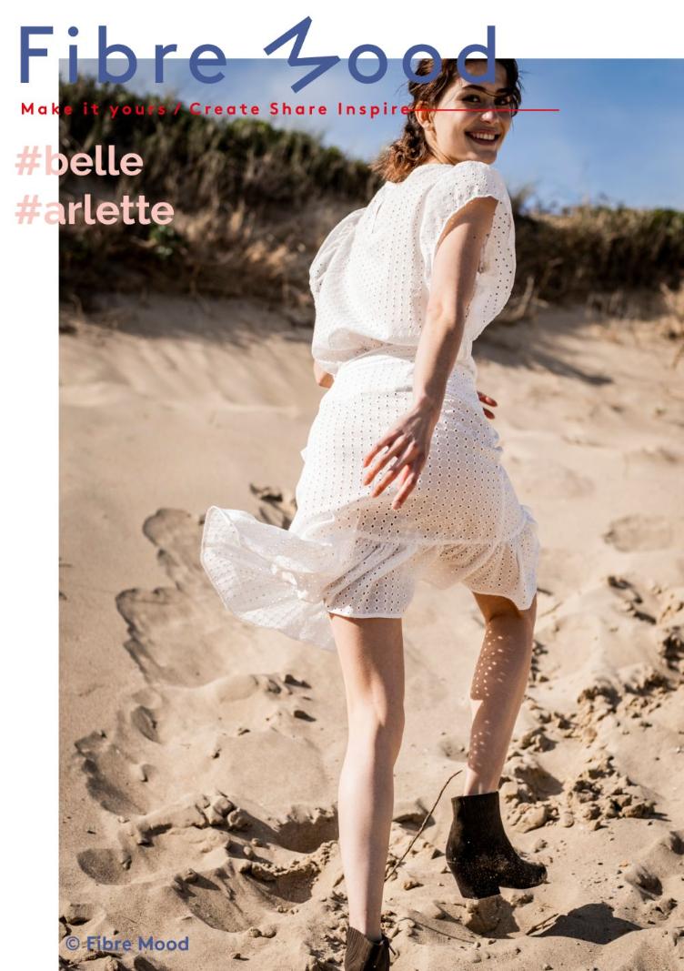 #belle #arlette, Baumwolle Broidery, White (Lochstickerei) - 0