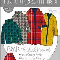 Bente, Raglan-Strickmantel (Kurz & Lang)