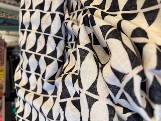 BOHO Bamboo Black & White, Viskose - 3