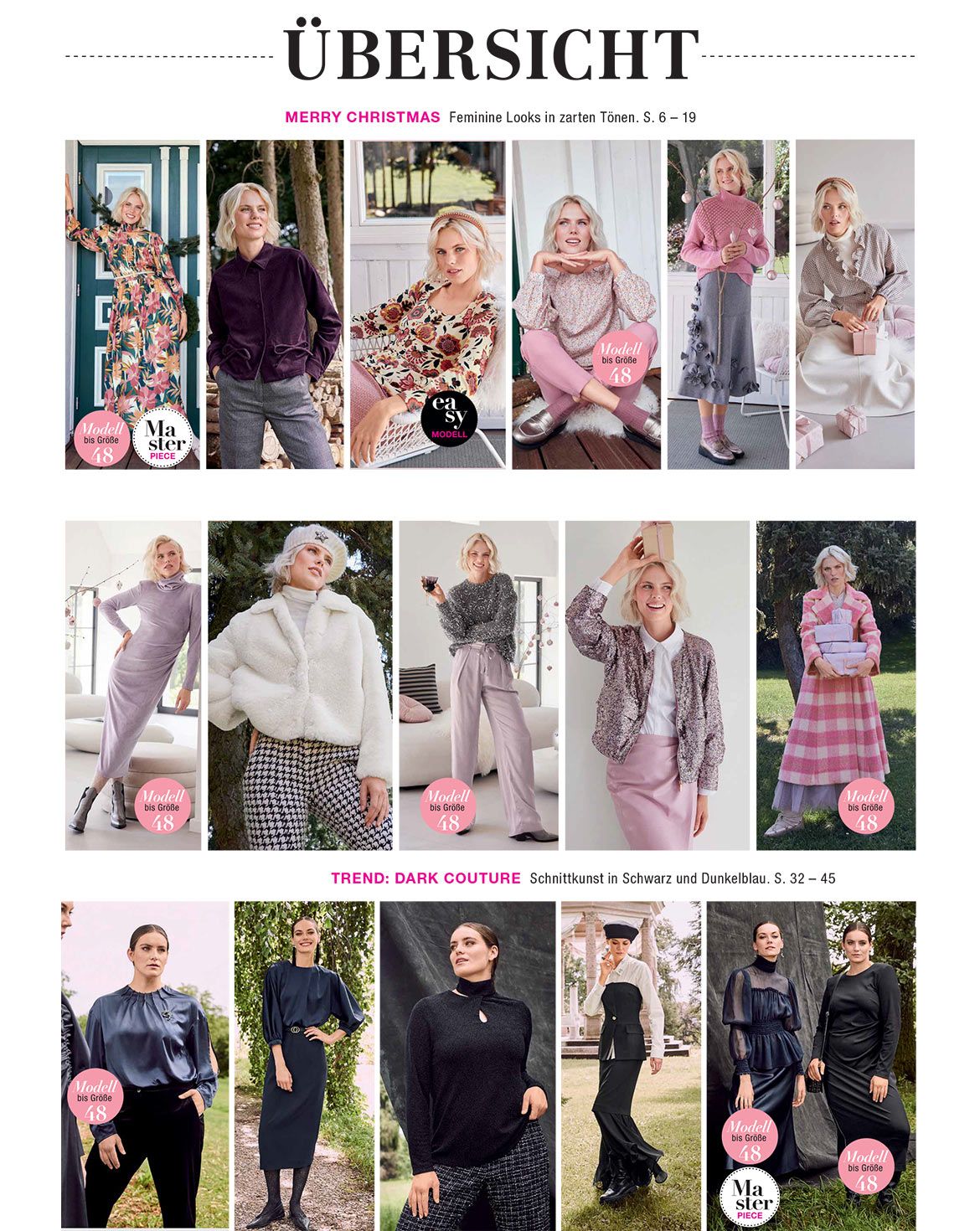 Burda Style Weihnachts Deko Set - 4 Schnittmuster Für Festliche Dekoration