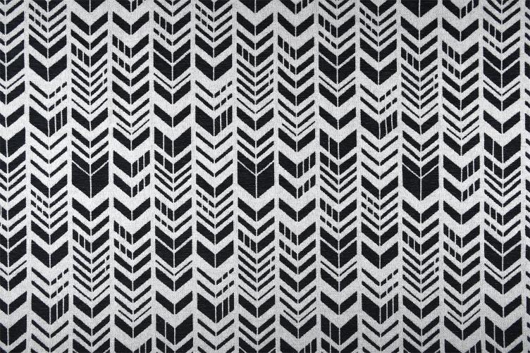 Chevron Jacquard, Anthrazit 150cm - 0