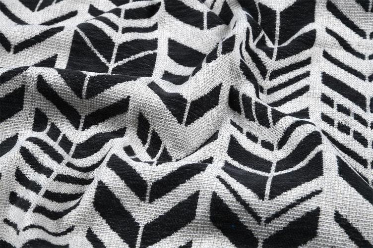 Chevron Jacquard, Anthrazit 150cm