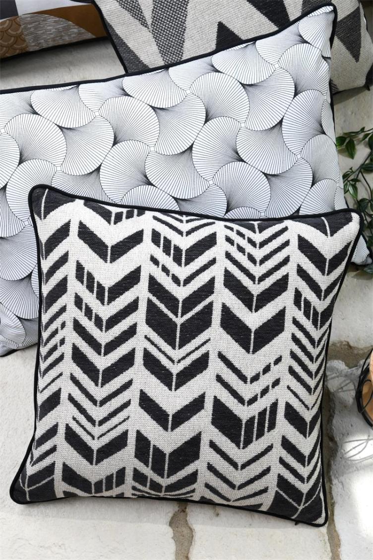 Chevron Jacquard, Anthrazit 150cm - 1