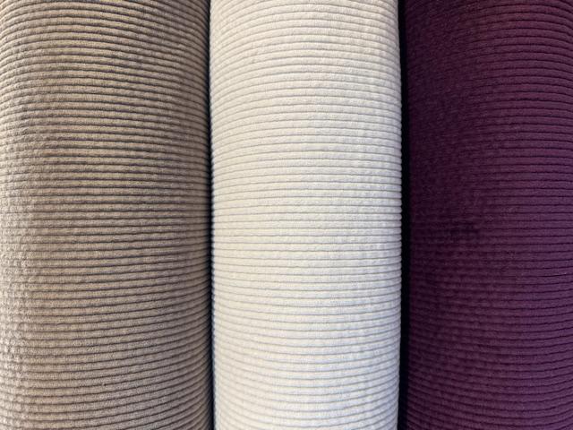 Cord, Offwhite/Beere/Taupe