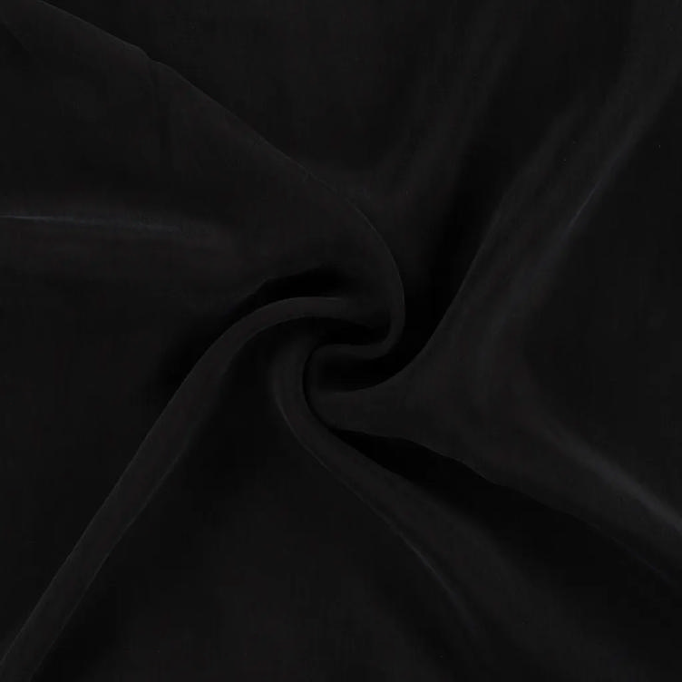 Cupro Plain Dyed, Black