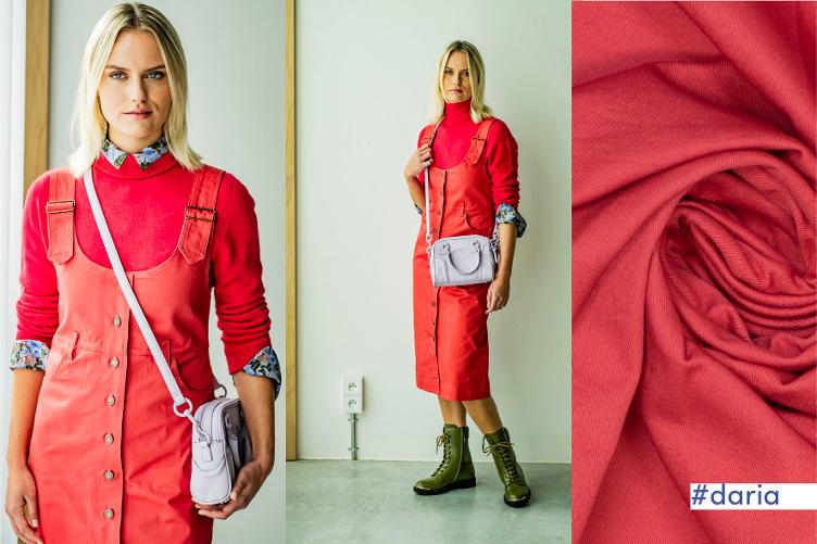 #daria, Cotton uni, Red
