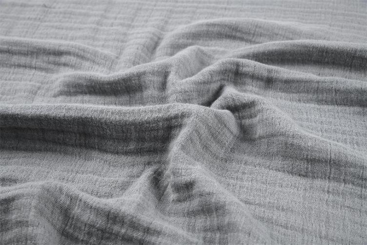 Deluxe Gauze, 3lagig, Baumwolle/Viskose, Grau
