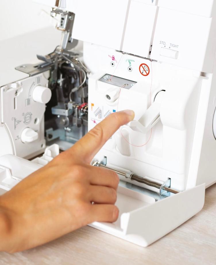elna Overlock eXtend 864air, (Lufteinfädlung) - 2