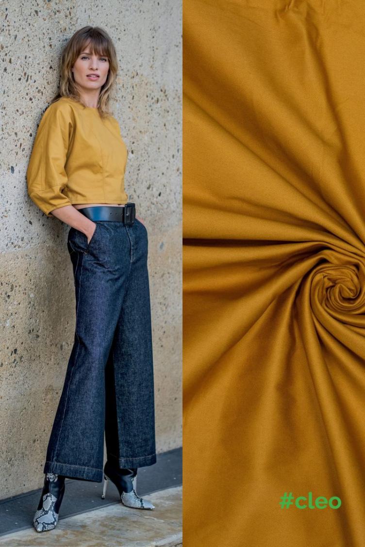 Fibre Mood `Cleo`, Baumwolle uni, Gelb