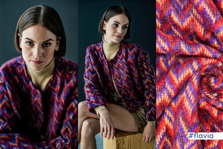 #flavia, Knit Wool touch, ZigZag