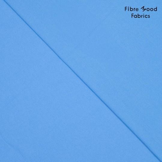 Popeline, Stone Washed (Papertouch), Ibiza Blue