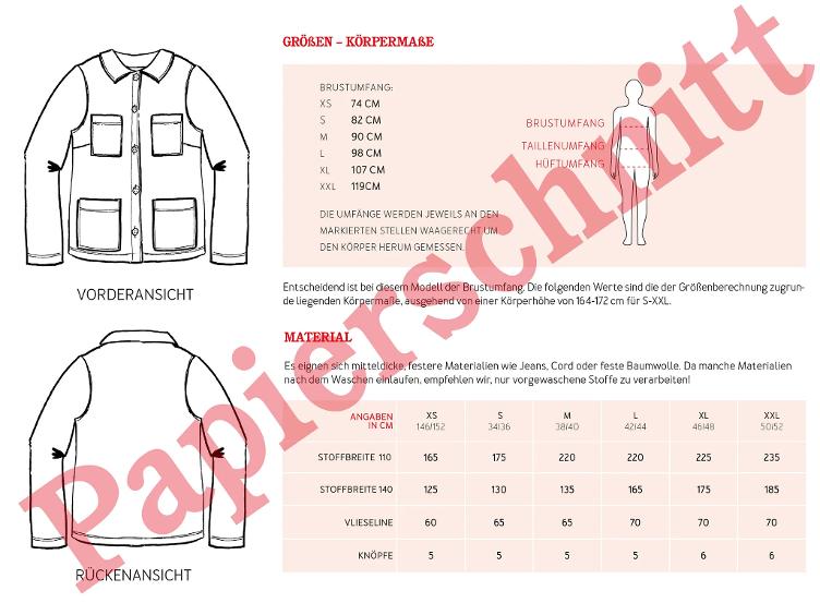 FRAU DITA, Kurze Jacke von Studio Schnittreif - 0