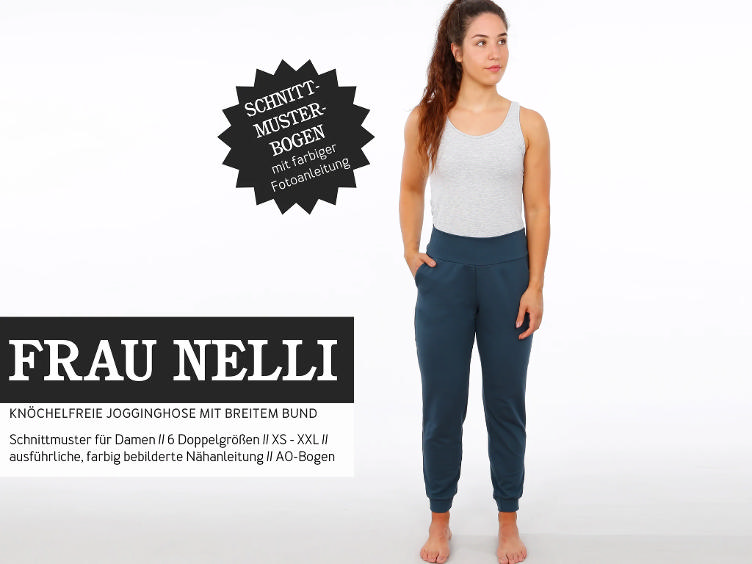 FRAU NELLI, Knöchelfreie Jogginghose von Studio Schnittreif