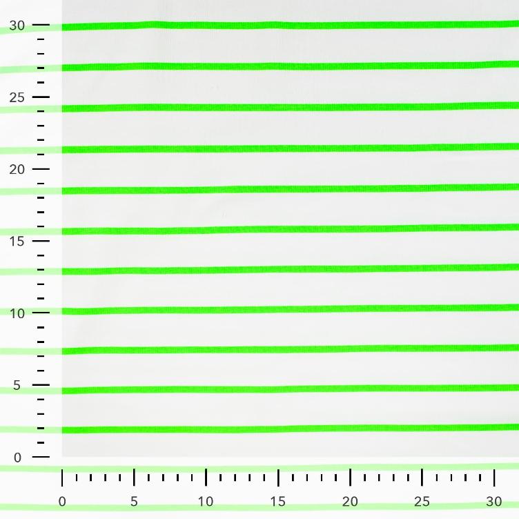 French Terry, Stripe Neon Green - 3