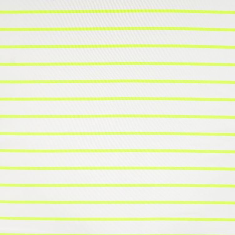 French Terry, Stripe Neon Yellow - 2