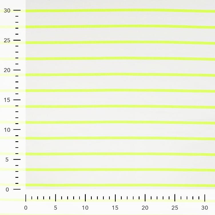French Terry, Stripe Neon Yellow - 1