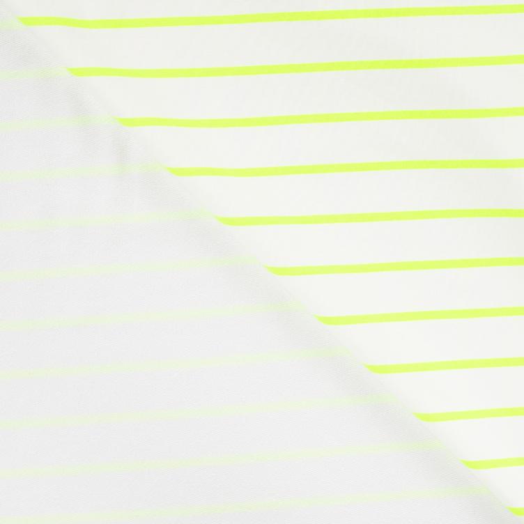 French Terry, Stripe Neon Yellow - 0