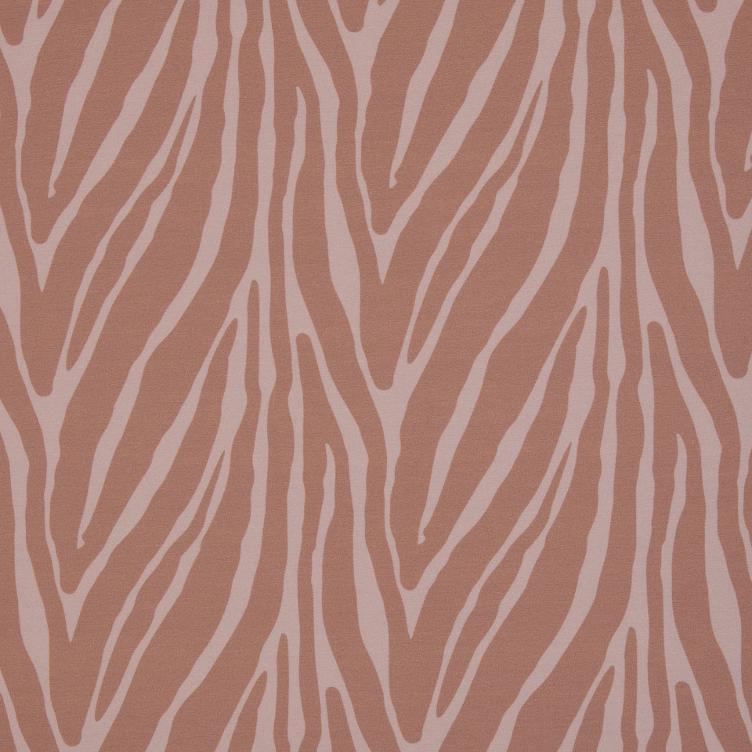 French Terry, Zebra, Altrosa/Rosa - 1