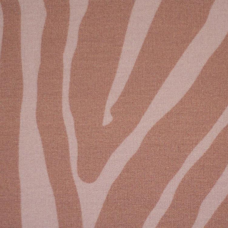 French Terry, Zebra, Altrosa/Rosa - 2