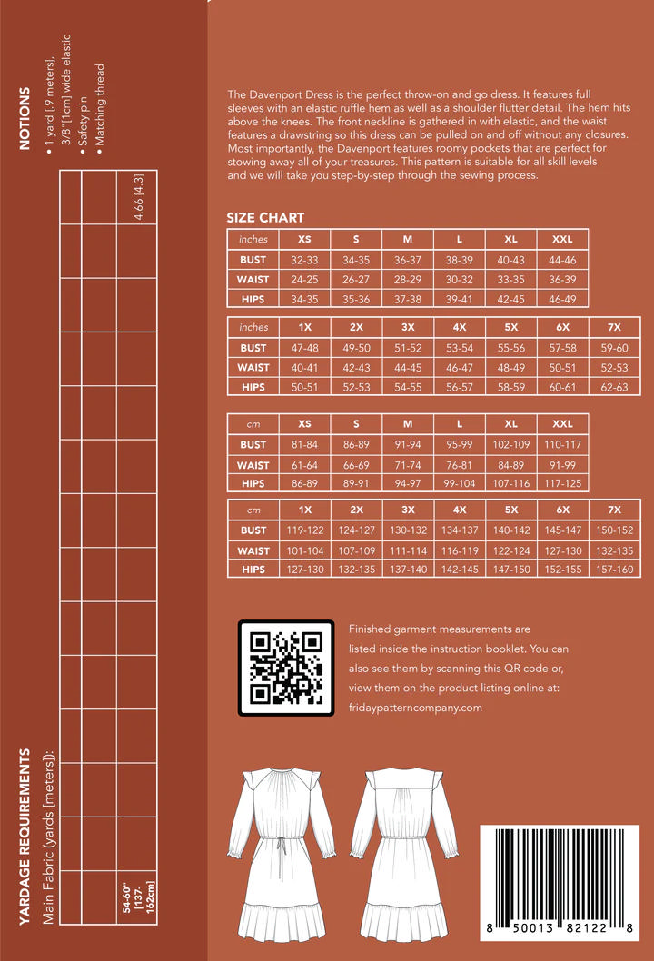 FRIDAY pattern co. | the Davenport Dress - 2