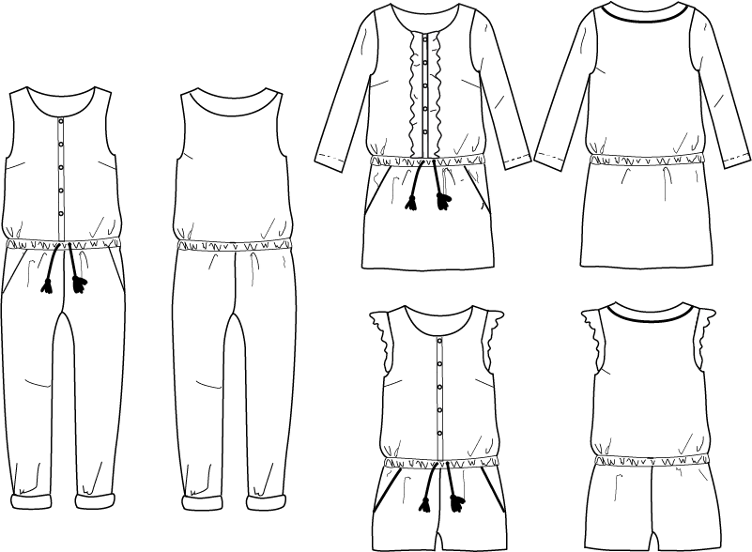 ikatee MARIEKE MUM, Jumpsuit & Dress, Woman, Englisch - 3