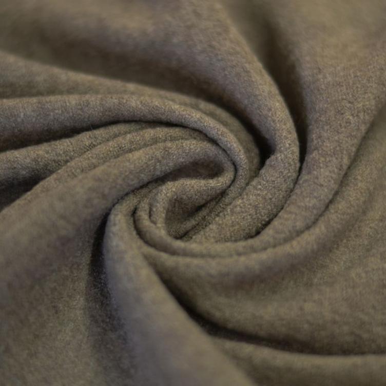 Italienischer Schurwoll-Walk, Taupe