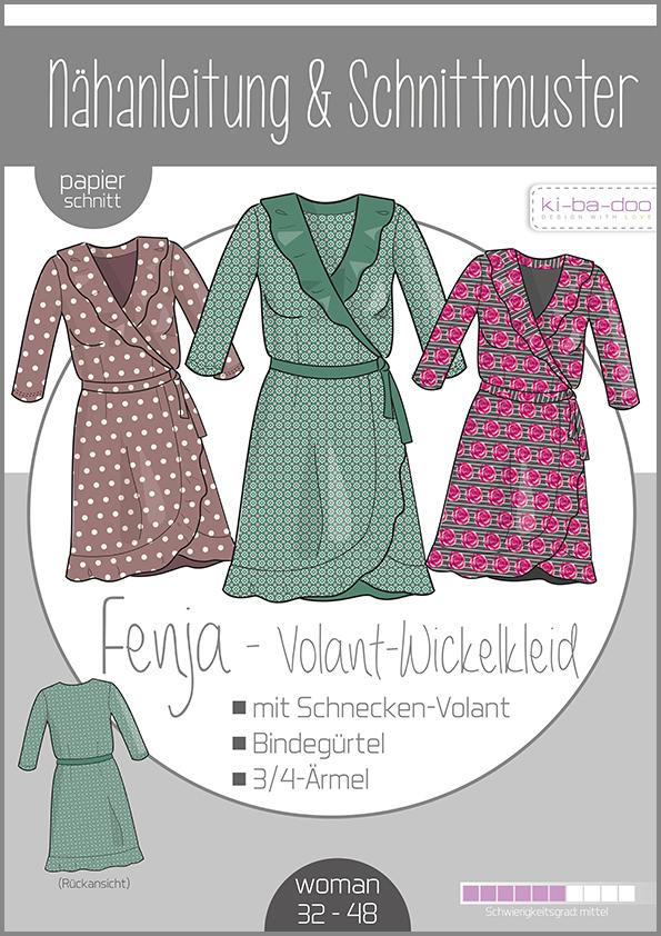 Ki-ba-doo Wickelkleid mit Volant, Fenja