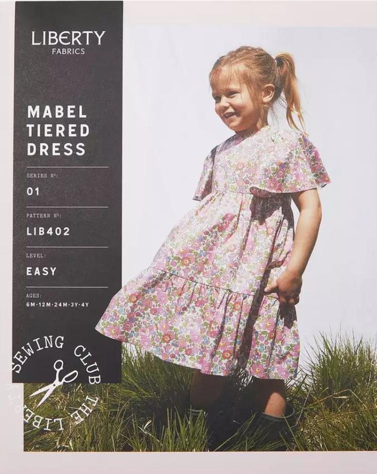 KIDS MABEL TIERED DRESS, LIBERTY.