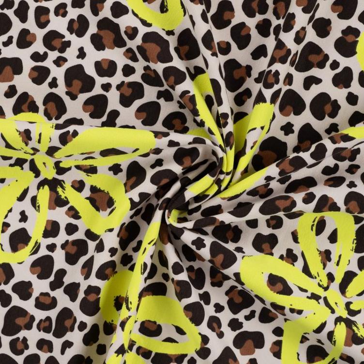 Leo Flower Neon Gelb, Summer-Sweat - 0