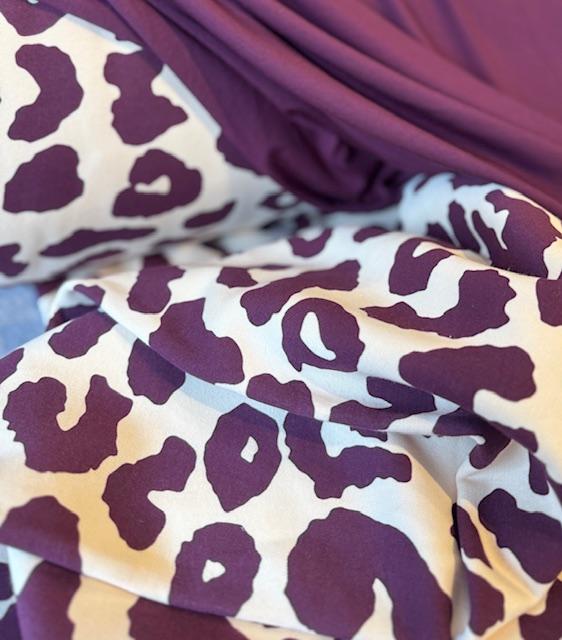 Leo Heavy Sweat Jogging, Beige/Mauve Wine